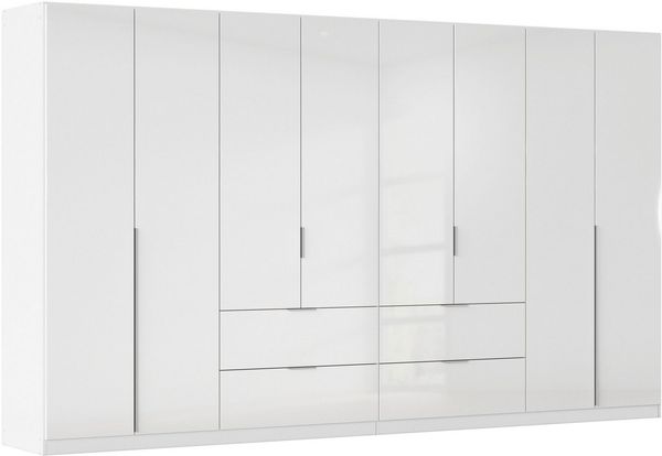 OTTO home Drehtürenschrank Kleiderschrank Schrank Garderobe AGORDO mit Dekor- oder Hochglanzfront (in zwei Griff-Farben, Breiten 91-360 cm) mit Außenschubkästen, in 7 Breiten und 2 Höhen MADE IN GERMANY