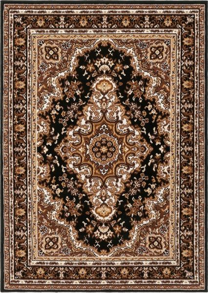 my home Teppich Oriental, Made in Belgium, rechteckig, Höhe: 7 mm, Orient-Optik, mit Bordüre, Teppich, Kurzflor, Weich, Kundenliebling