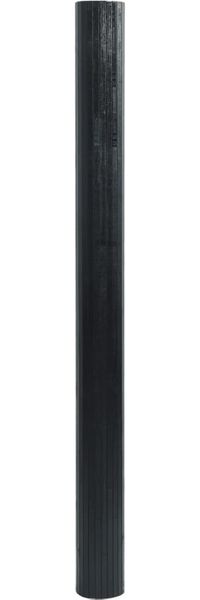 vidaXL Teppich Rechteckig Schwarz 100x400 cm Bambus 376816 Bild 3