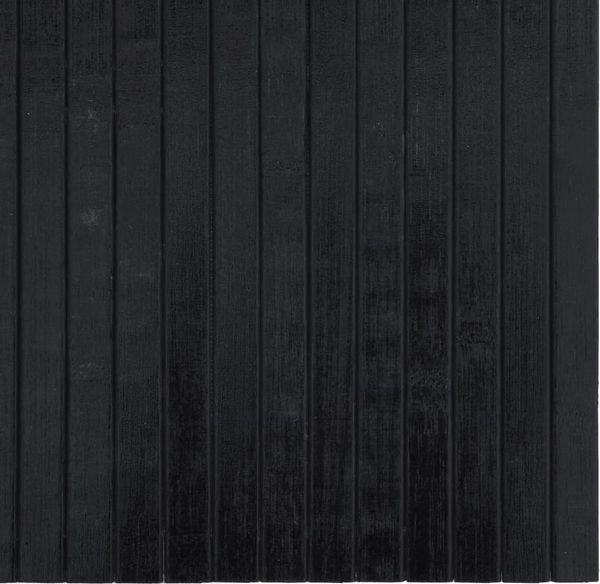 vidaXL Teppich Rechteckig Schwarz 100x400 cm Bambus 376816 Bild 6