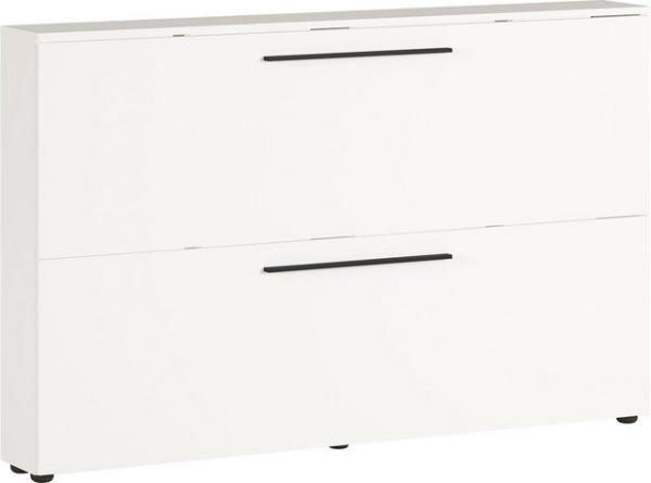 Germania Schuhschrank 2576-84 GW-Utah, in Weiß, mit Platz für 12 Paar Schuhe, geringe Tiefe, ideal für schmale Flure, 140 x 85 x 19 cm (BxHxT) Bild 4