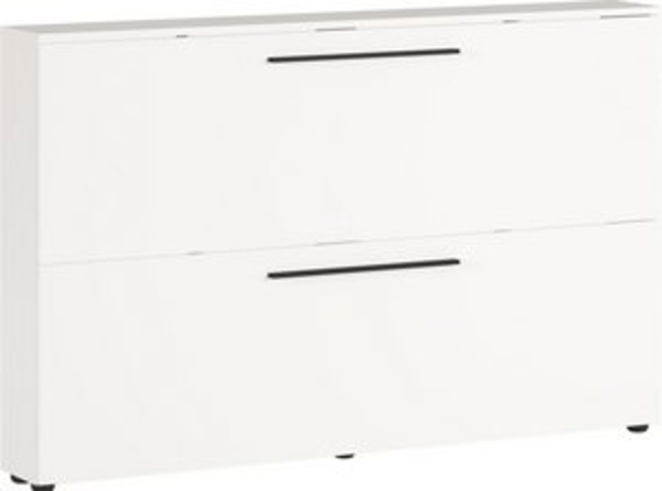 Germania Schuhschrank 2576-84 GW-Utah, in Weiß, mit Platz für 12 Paar Schuhe, geringe Tiefe, ideal für schmale Flure, 140 x 85 x 19 cm (BxHxT) Bild 6