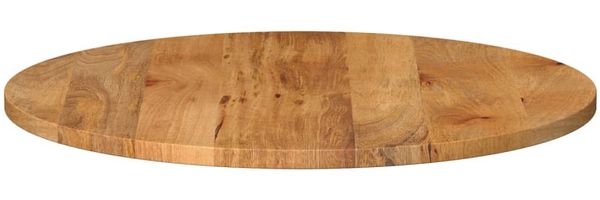 vidaXL Tischplatte Ø 70x3,8 cm Rund Massivholz Mango 370077 Bild 4