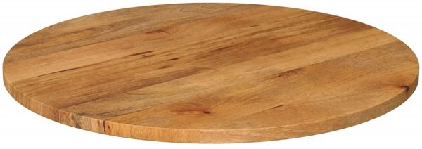 vidaXL Tischplatte Ø 70x3,8 cm Rund Massivholz Mango 370077 Bild 2