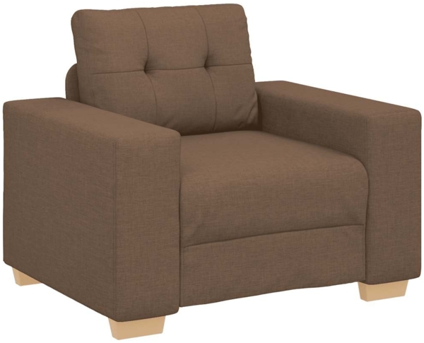 vidaXL Sofa-Sessel Braun 60 cm Stoff 4105062
