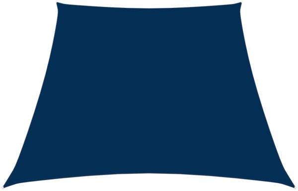 vidaXL Sonnensegel Oxford-Gewebe Trapezförmig 3/5x4 m Blau 135573