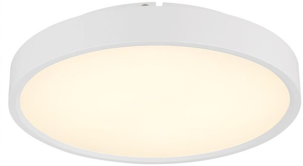 LED Deckenleuchte JESS, Weiß, Dimmbar, Nachtlicht, D 39 cm