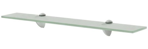 vidaXL Schwebendes Regal, Glas mattiertes Weiß, 0,8 x 10 x 40 cm Bild 5