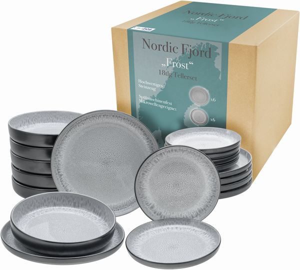 Nordic Fjord Frost, Tellerset 18-tlg (mo)