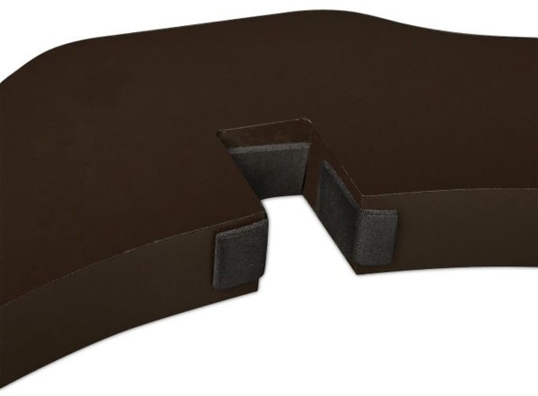 Braunes Absperrgitter mit Tür 92 cm hoch 10039199 Bild 9