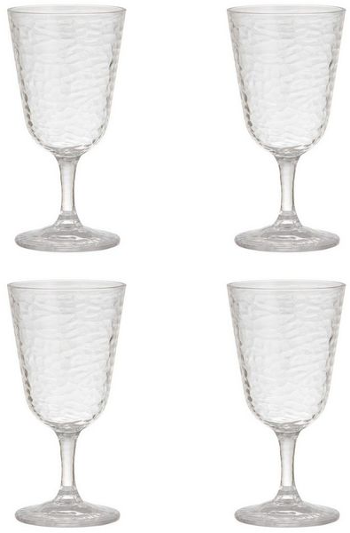 Ladelle Weinglas, Acryl, Wirkt wie Glas, Outdoor, Strapazierfähig, Modern, Acryl, 370ml