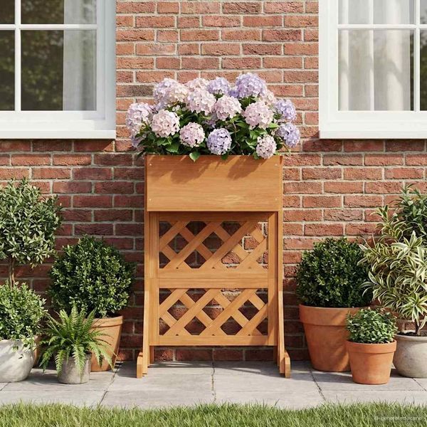 vidaXL Vertikales Gartenzaun Orange 48 x 30 x 70,5 cm 42035229