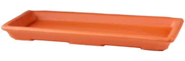 Balkonkasten-Untersetzer natur 41 cm imprägniert – robuster Pflanzuntersetzer zum Schutz vor Gießwasser für Balkon Terrasse und Garten
