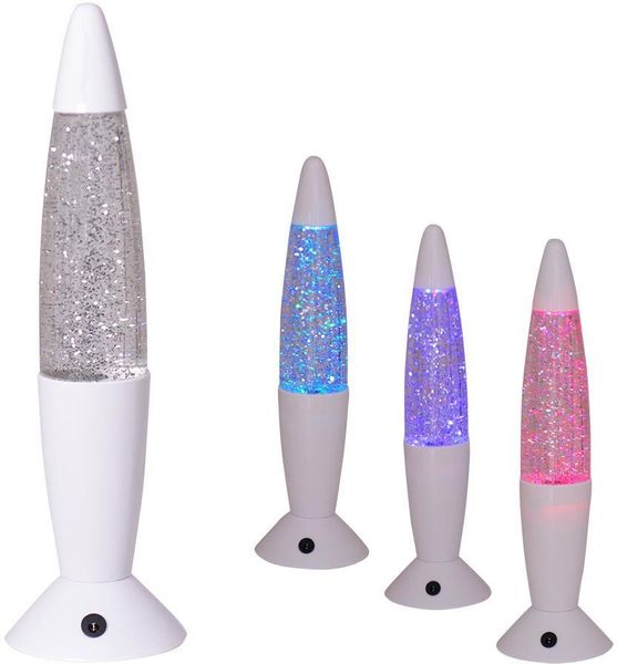 näve LED Tischleuchte GLITTER, Farbwechsel, LED fest integriert, Material: Metall/Kunststoff, Farbe: bunt, Ein- /Ausschalter