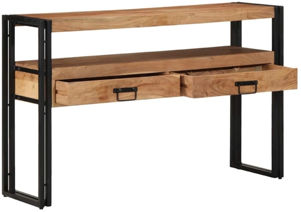 vidaXL Konsolentisch Braun 120 x 33 x 75 cm Massivholz Akazie 4102740