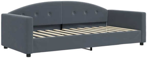vidaXL Tagesbett Dunkelgrau 90x200 cm Samt 354137