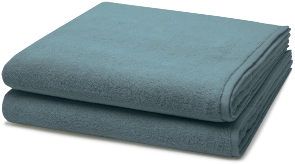 Ross Sensual Skin 2 tlg. Frottier-Set - 2 X Duschtuch (75 X 140cm) - 500 g/m2 - Pazifik