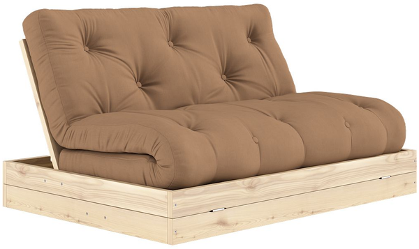 Karup Design Schlafsofa Flip Sofabed, Made in Europe, mehrere Farben, vielseitig einsetzbar, inkl. handgefertigte Futonmatratze, FSC®-zertifiziertes Massivholz