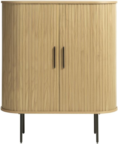 Highboard >Nerja< in Eiche furniert - 100x118x45 (BxHxT) Bild 2