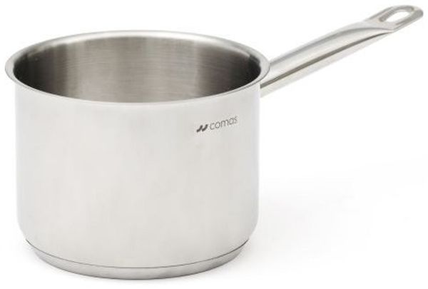COMAS 12161 Hoher Stieltopf ohne Deckel MAGNA EXPERT Edelstahl Ø 16 cm / Stielkasserolle / Gastro
