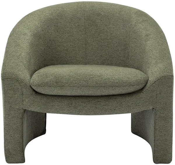 Vente-unique - OSSANA Sessel Stoff Grün - B 74 cm x H 74 cm x L 83 cm