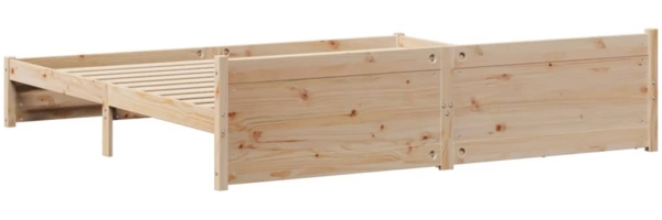 vidaXL Massivholzbett ohne Matratze 180x200 Kiefernholz 3301694 Bild 7