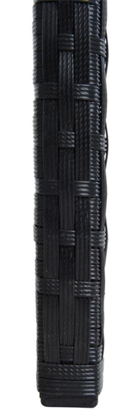 Polyrattan Sitzgruppe Gartenmöbel Set Rattanmöbel 4 Personen Gartenset Schwarz Bild 10