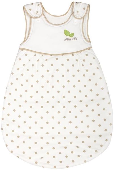 Minou leichter Baby Schlafsack aus Bio Baumwolle Dots