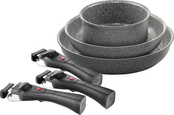 Ballarini Ballarini Torre Set bestehend aus 2 Bratpfannen (24 + 28 cm) + Stielkasserolle 16 cm 1029410 Bild 4