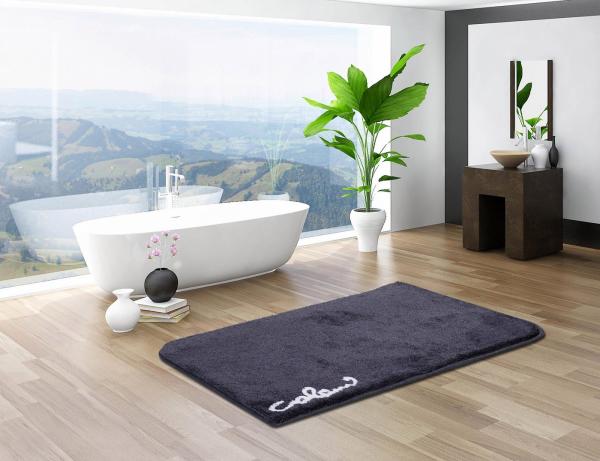 Colani Badematte Colani 40, Höhe 24 mm, rutschhemmend beschichtet, fußbodenheizungsgeeignet, Kunstfaser, quadratisch