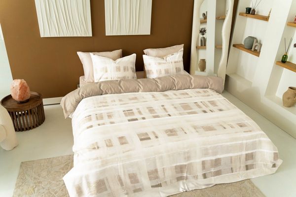 Kayori Wendebettwäsche Daise, Mako-Satin, 2 teilig, Hergestellt aus Bio-Baumwollsatin
