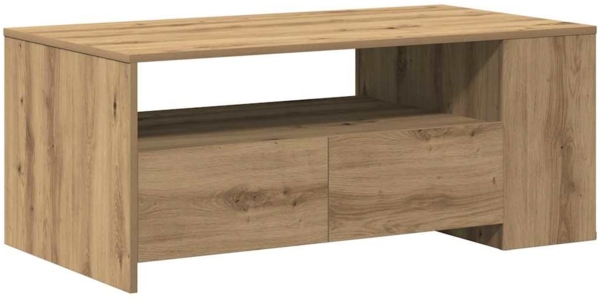 vidaXL Couchtisch Artisan-Eiche 102 x 55 x 43,5 cm Holzwerkstoff 862732