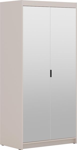 AX LIVING Schrank Spiegel Beige Kleiderschrank Storicos 2T 89,7