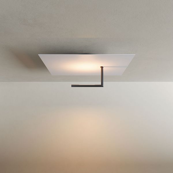 s.luce LED Wand- und Deckenlampe Edge Weiß 45x45cm