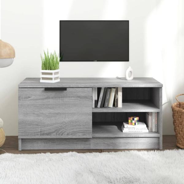 vidaXL TV-Schrank Grau Sonoma 80x35x36,5 cm Holzwerkstoff 817119