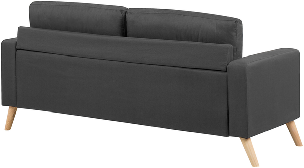2-Sitzer Sofa Polsterbezug dunkelgrau KALMAR Bild 5