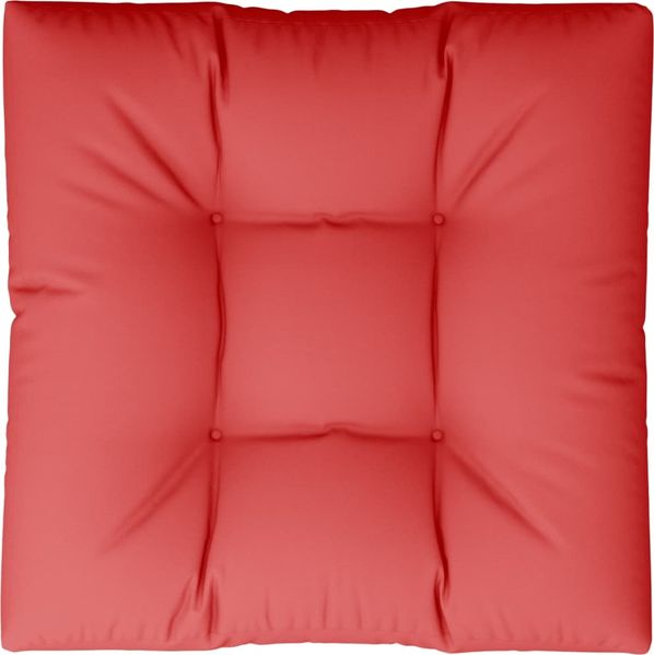vidaXL Palettenkissen Rot 70x70x12 cm Stoff 360475 Bild 6