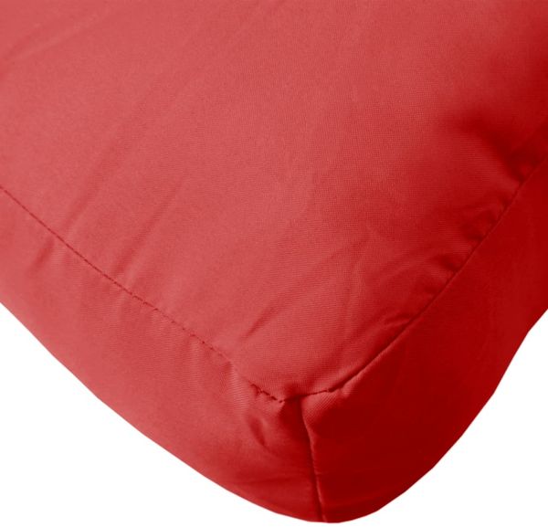 vidaXL Palettenkissen Rot 70x70x12 cm Stoff 360475 Bild 8