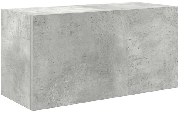 Bad-Wandschrank Betongrau 60 x 25 x 30 cm Holzwerkstoff