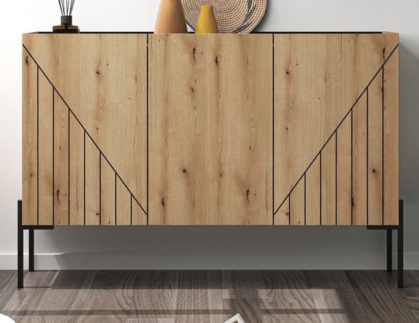 Sideboard Norick in Evoke Eiche 120 x 81 cm
