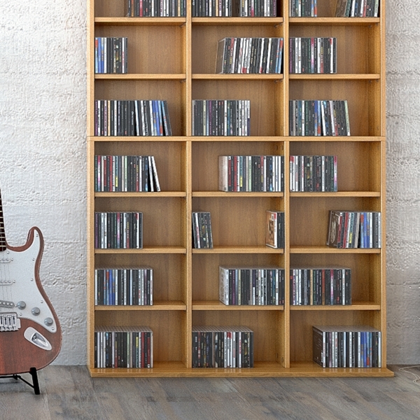 Cd-Regal Jukebox Buche 102 x 178 cm Vicco Bild 5