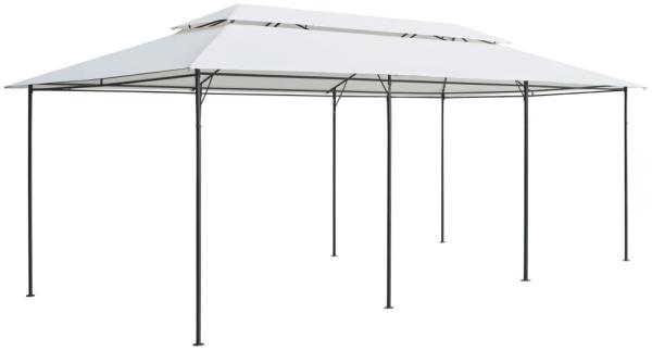 vidaXL Pavillon 600x298x270 cm Weiß 180g/m² 310072