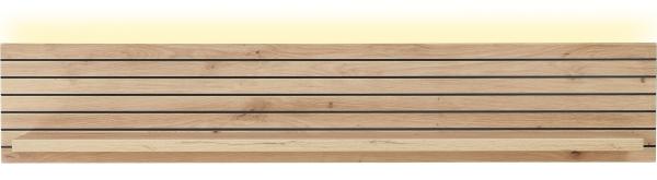 Wandboard >Core< in Artisan Eiche Dekor, MDF, Spannplatte - 120x22x23cm (BxHxT)