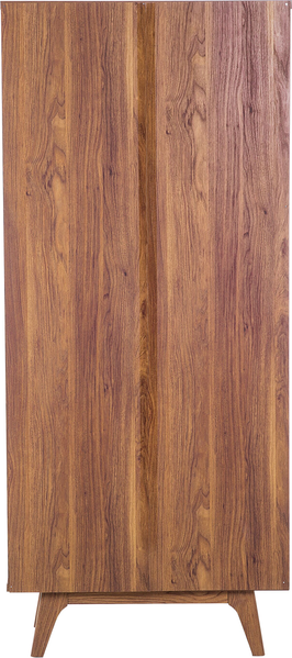 Schrank dunkler Holzfarbton / weiß COLUMBUS Bild 6