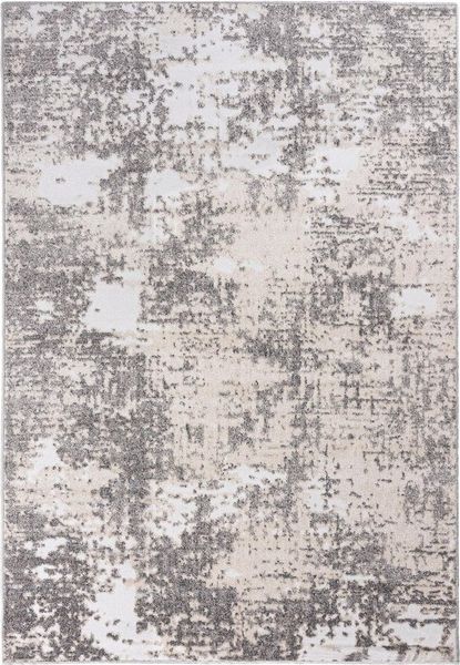 Mazovia Designteppich Modern Teppich für Wohnzimmer Abstrakt Muster, Creme, 80 x 150 cm, Abstrakt, Modern, Höhe 10 mm, Kurzflor