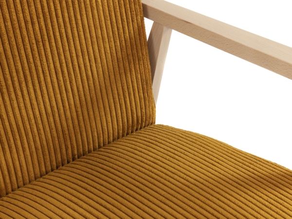 'Wikez' Sessel Cord, Beige, 76 x 59 x 67 cm Bild 8