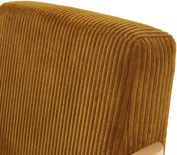 'Wikez' Sessel Cord, Beige, 76 x 59 x 67 cm Bild 7