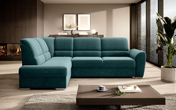 Wohnideebilder Siber Dunkelgrün Ecksofas & Eckcouches CO-SIB-LT-38VE