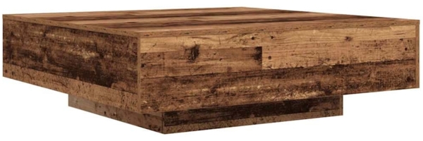 vidaXL Couchtisch Altholz 100 x 100 x 31 cm Holzwerkstoff 863006 Bild 4