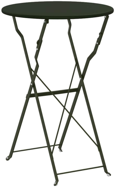 vidaXL Bistrotisch Dunkelgrün Ø50x71 cm Pulverbeschichteter Stahl 42002961 Bild 5